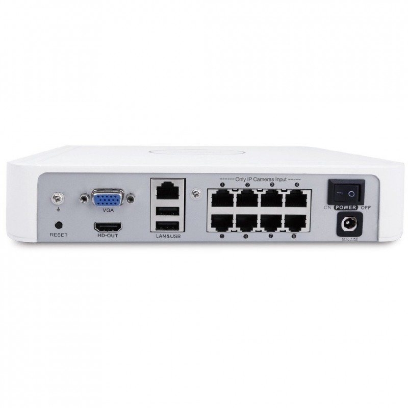 Kit de Vidéosurveillance numérique FOSCAM FN7108E-B4-2T 4 caméras 1080P infinytech Réunion 03
