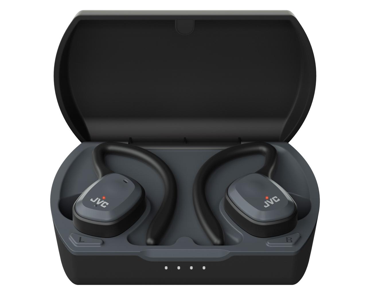 Matériels audio écouteurs sport sans fil JVC HAET45TP-B Noir infinytech Réunion 03