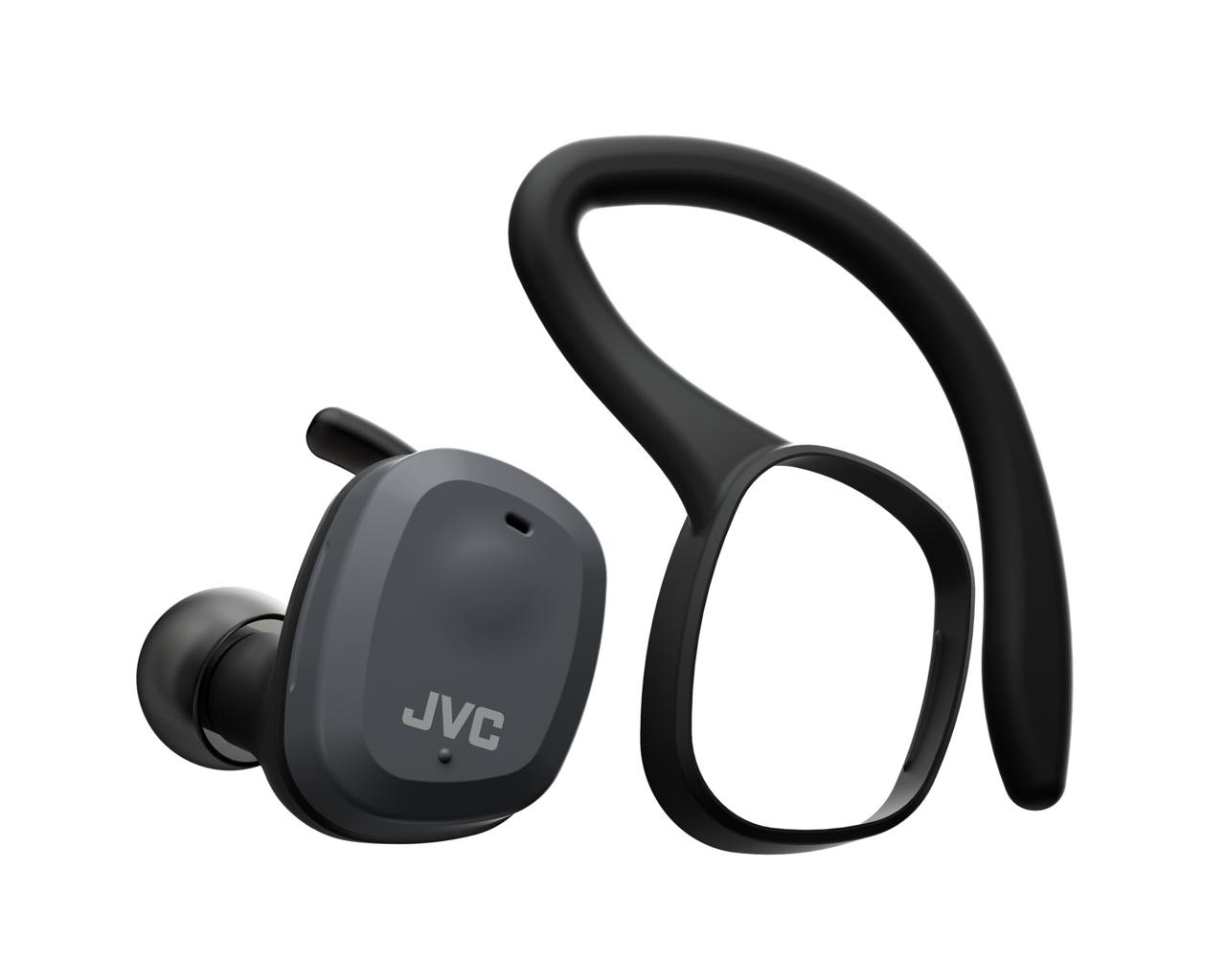 Matériels audio écouteurs sport sans fil JVC HAET45TP-B Noir infinytech Réunion 02