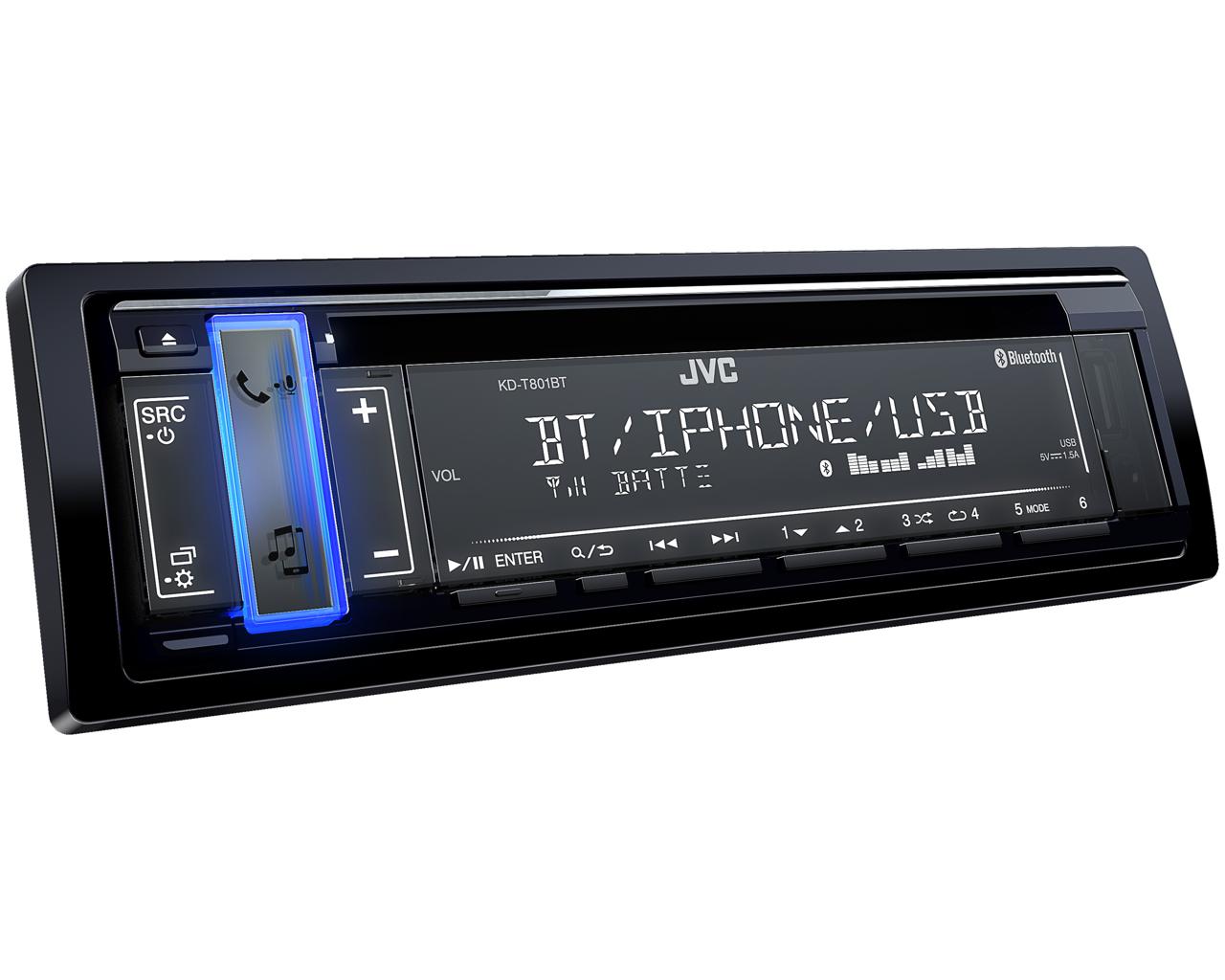 Accessoires auto autoradio JVC KD-T801BT infinytech Réunion 02