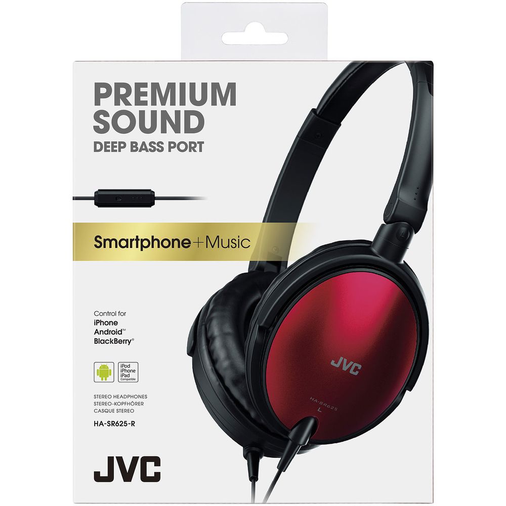 Matériels audio casque JVC HA-SR625 Rouge infinytech Réunion 02