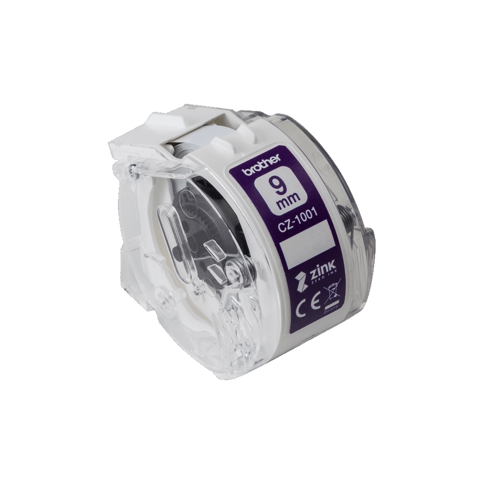 Consommables informatique ruban détiquettes BROTHER CZ-1001 9 mm infinytech Réunion 02