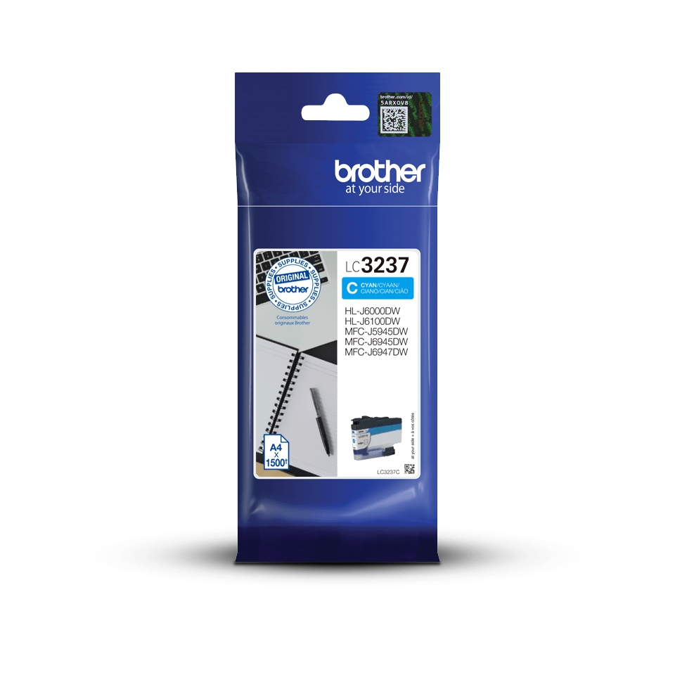 Consommables informatique cartouche BROTHER LC3237C Cyan infinytech Réunion 02