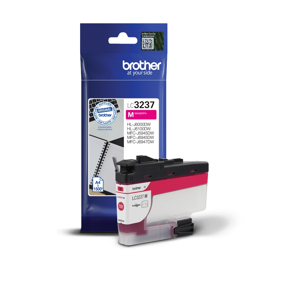 Consommables informatique cartouche BROTHER LC3237M Magenta infinytech Réunion 01