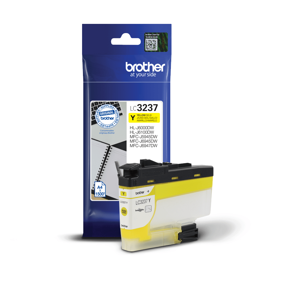 Consommables informatique cartouche BROTHER LC3237Y Jaune infinytech Réunion 02