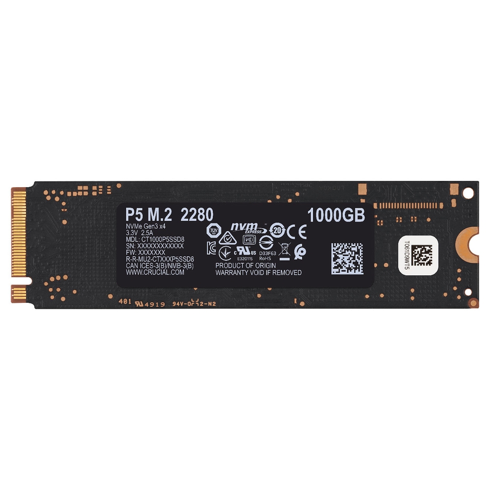 SSD M.2 NVMe CRUCIAL P5 Plus 2 To - infinytech-reunion