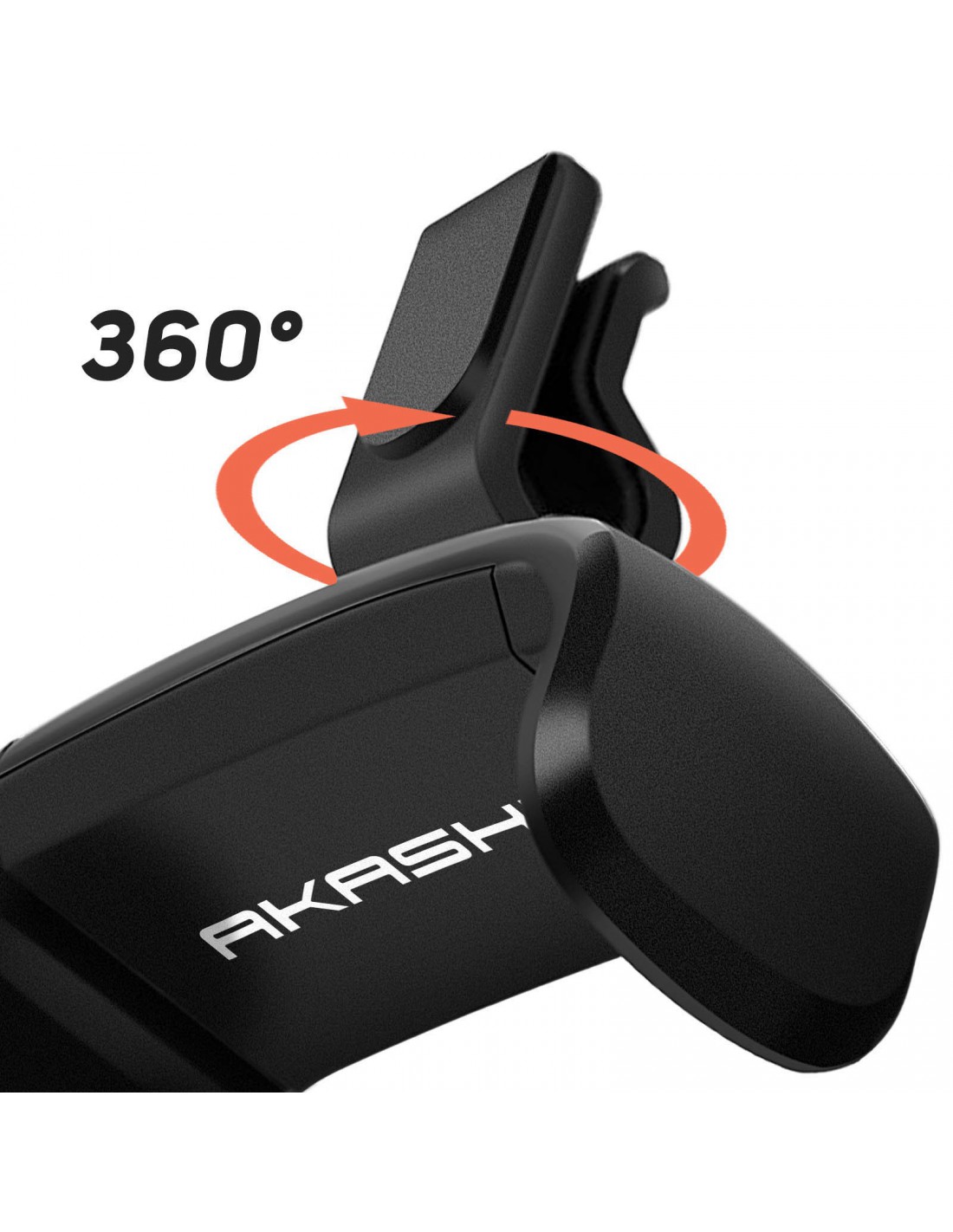 Accessoires auto support aération AKASHI pour smartphone 6.8 pouces infinytech Réunion 03