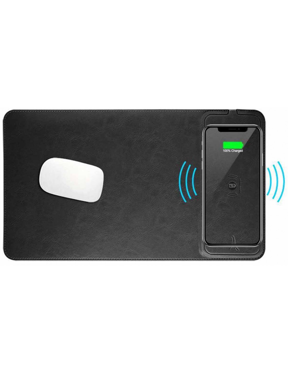 Matériels informatique tapis de souris AKASHI ALTMOUSEWIRLBLK avec chargeur à induction infinytech Réunion 03