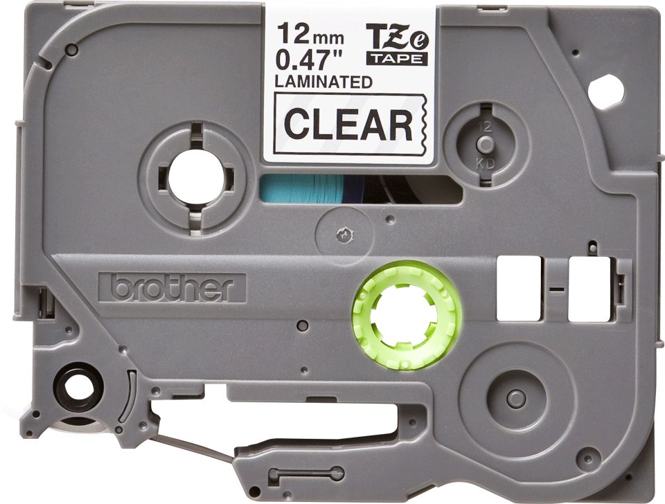 Consommables informatique cassette à ruban pour étiqueteuse BROTHER TZe-131 Transparent 12 mm infinytech Réunion 02