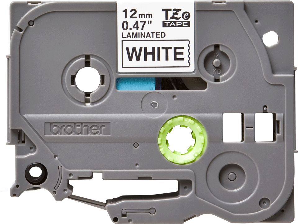 Consommables informatique cassette à ruban pour étiqueteuse BROTHER TZe-231 Noir sur Blanc 12 mm infinytech Réunion 02