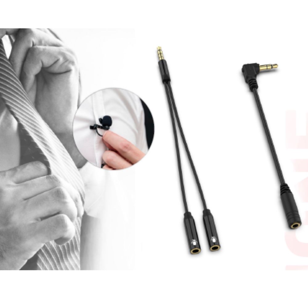 Matériels audio microphone cravate WE CONNECT Filaire Jack 3.5mm infinytech Réunion 03
