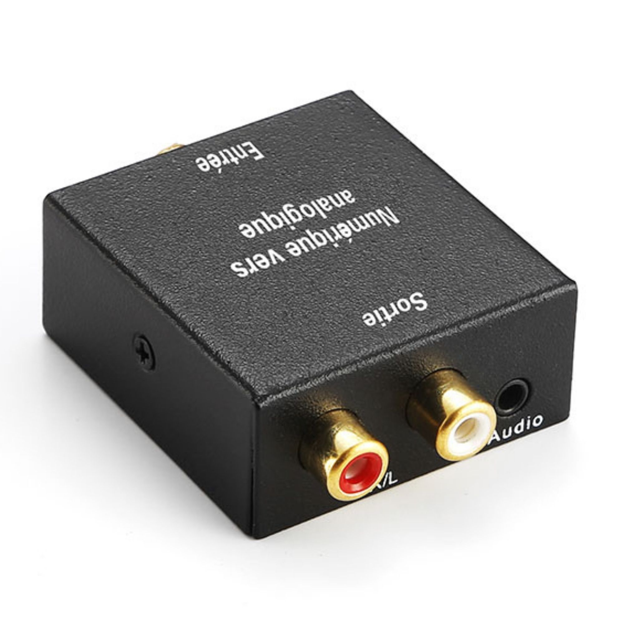 marque generique - Convertisseur Numérique-Analogique Audio Adaptateur avec Câble  Audio Optique