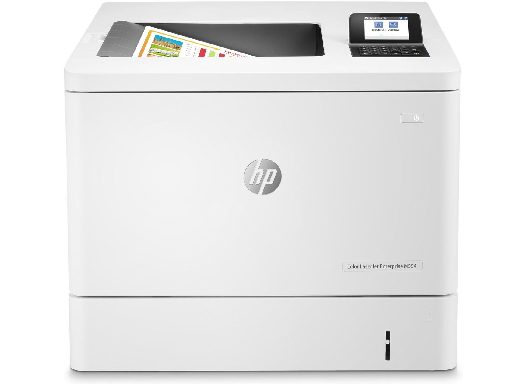 Matériels informatique imprimante HP Color LaserJet Enterprise M554dn infinytech Réunion 03