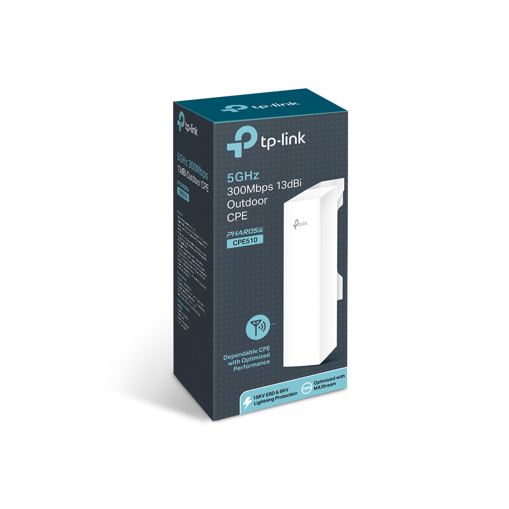 Matériels informatique Borne Wi-Fi TP-LINK CPE510 WiFi Extérieure 5 GHz 300 Mbps 13 dBi infinytech Réunion 08