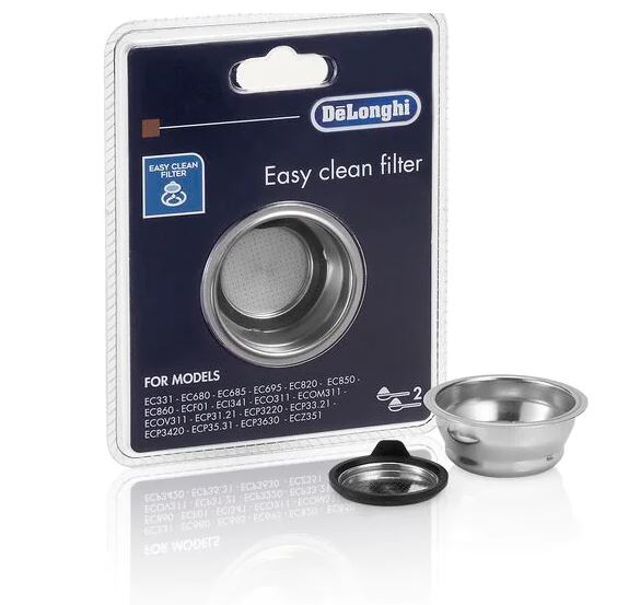 Petit électroménager Filtre EasyClean DELONGHI DLSC401 pour 2 tasses infinytech Réunion 01