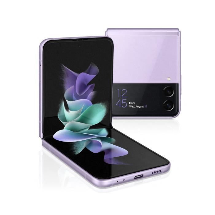Téléphonie mobile smartphone SAMSUNG Galaxy Z Flip 3 256 Go Lavande infinytech Réunion 03