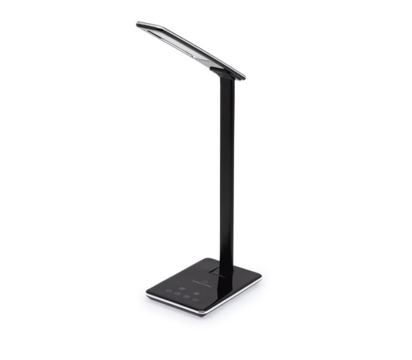Matériels bureautique lampe LED APM 425020 avec charge sans fil Noire infinytech Réunion 01