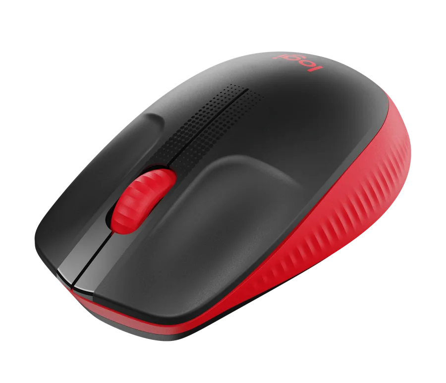 Matériels informatique souris LOGITECH M190 Sans Fil Rouge infinytech Réunion 03