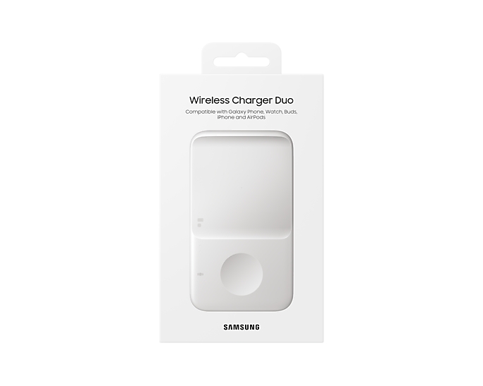 Accessoires téléphonie chargeur sans fil SAMSUNG Charger Duo EP-P4300TWEGWW Blanc infinytech Réunion 04