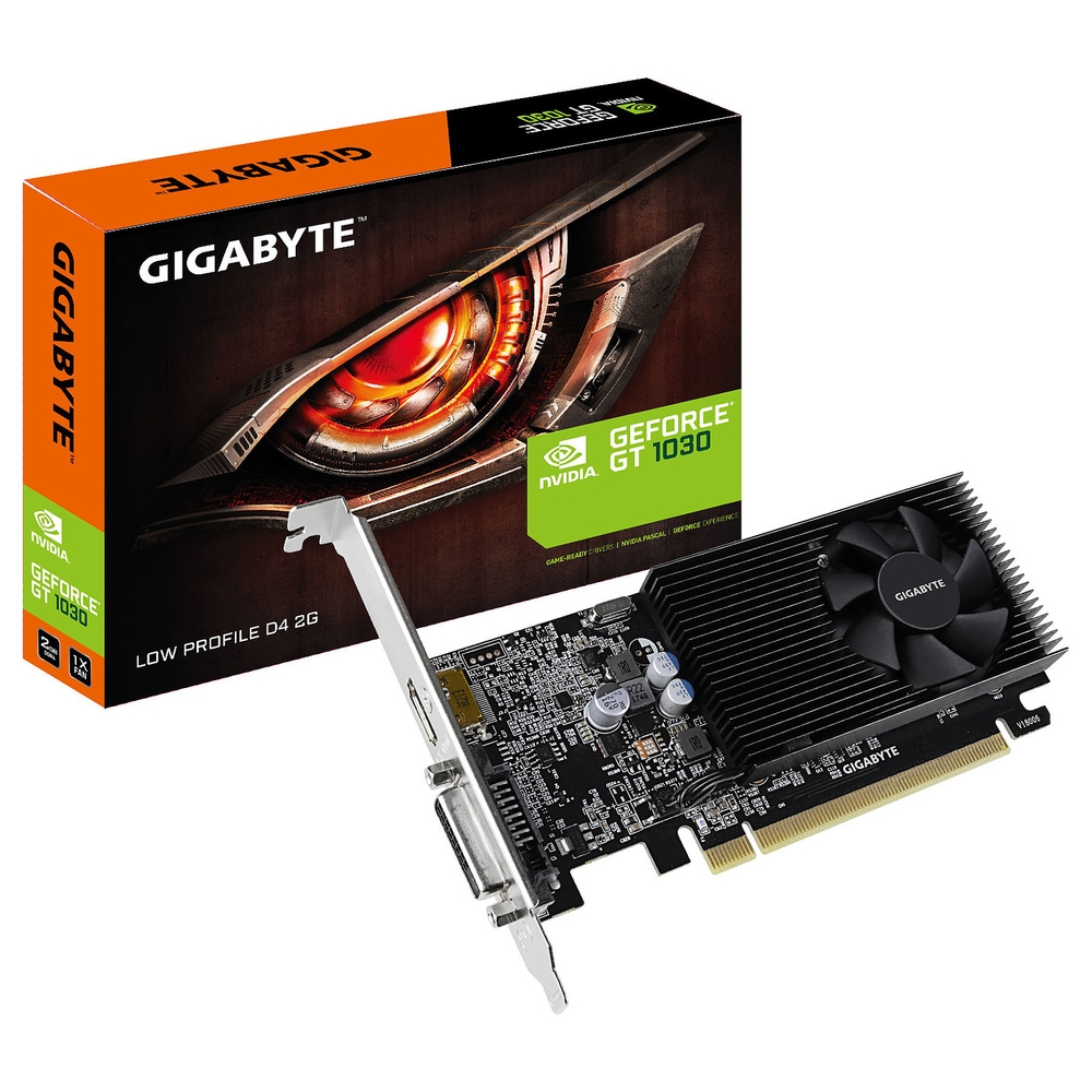 Matériels informatique carte graphique GIGABYTE GT 1030 Low Profile D4 2G infinytech Réunion 01
