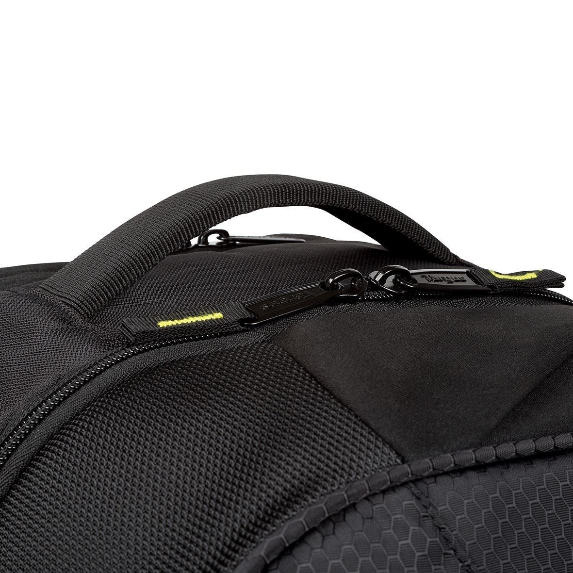 Accessoires informatique sac à dos TARGUS Work Play Rackets Noir Jaune TSB943EU infinytech Réunion 06