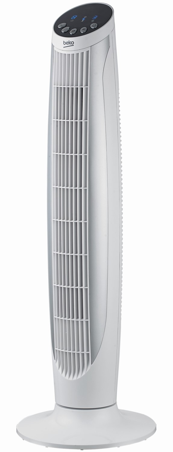Ventilateur Colonne, Ventilateur Tour Sécurisé Sans Pales avec  Télécommande, 8 Vitesses, 8H Minuterie, Oscillation à 80