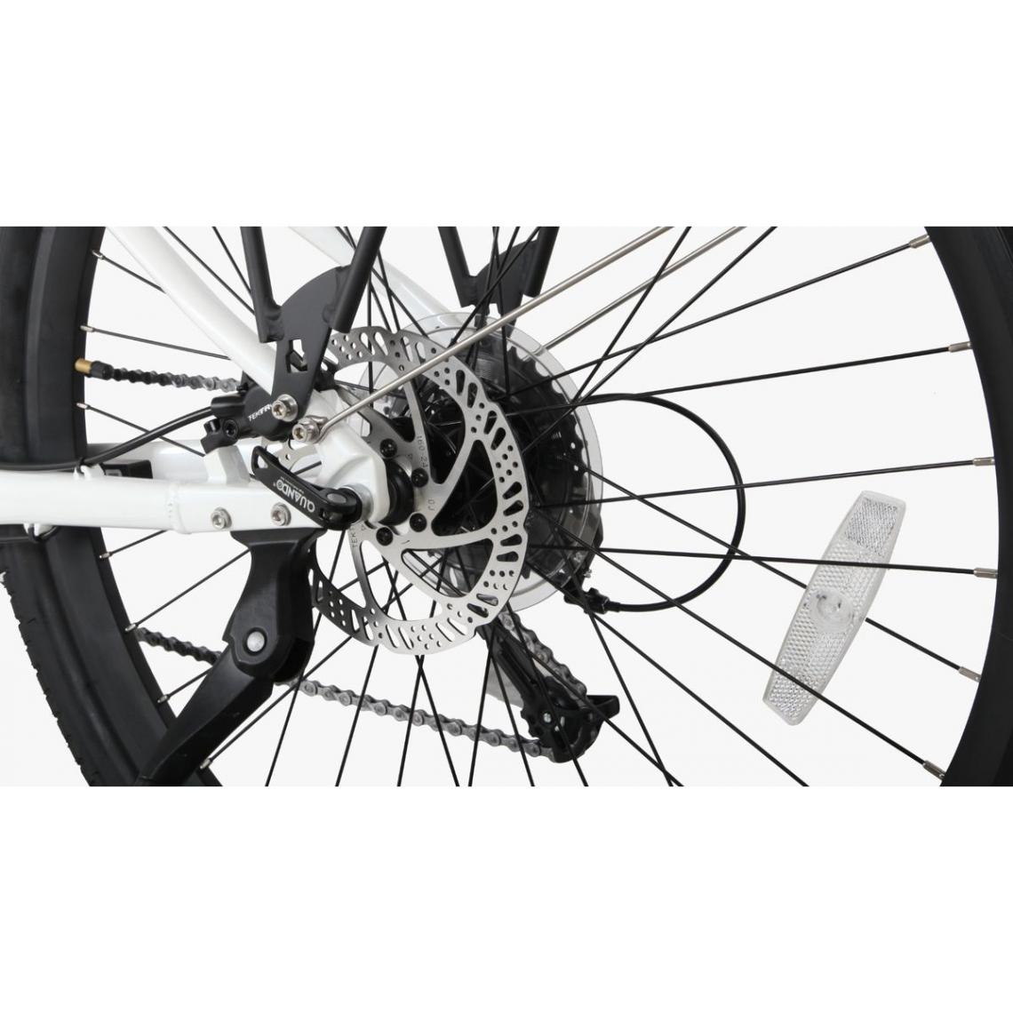 Vélo électrique URBANGLIDE E-Bike M5 Noir Argent infinytech Réunion 04
