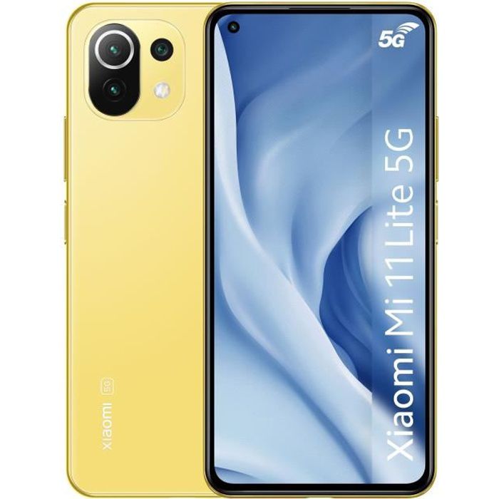 Téléphonie mobile smartphone XIAOMI Mi 11 Lite 128 Go Jaune infinytech Réunion 01