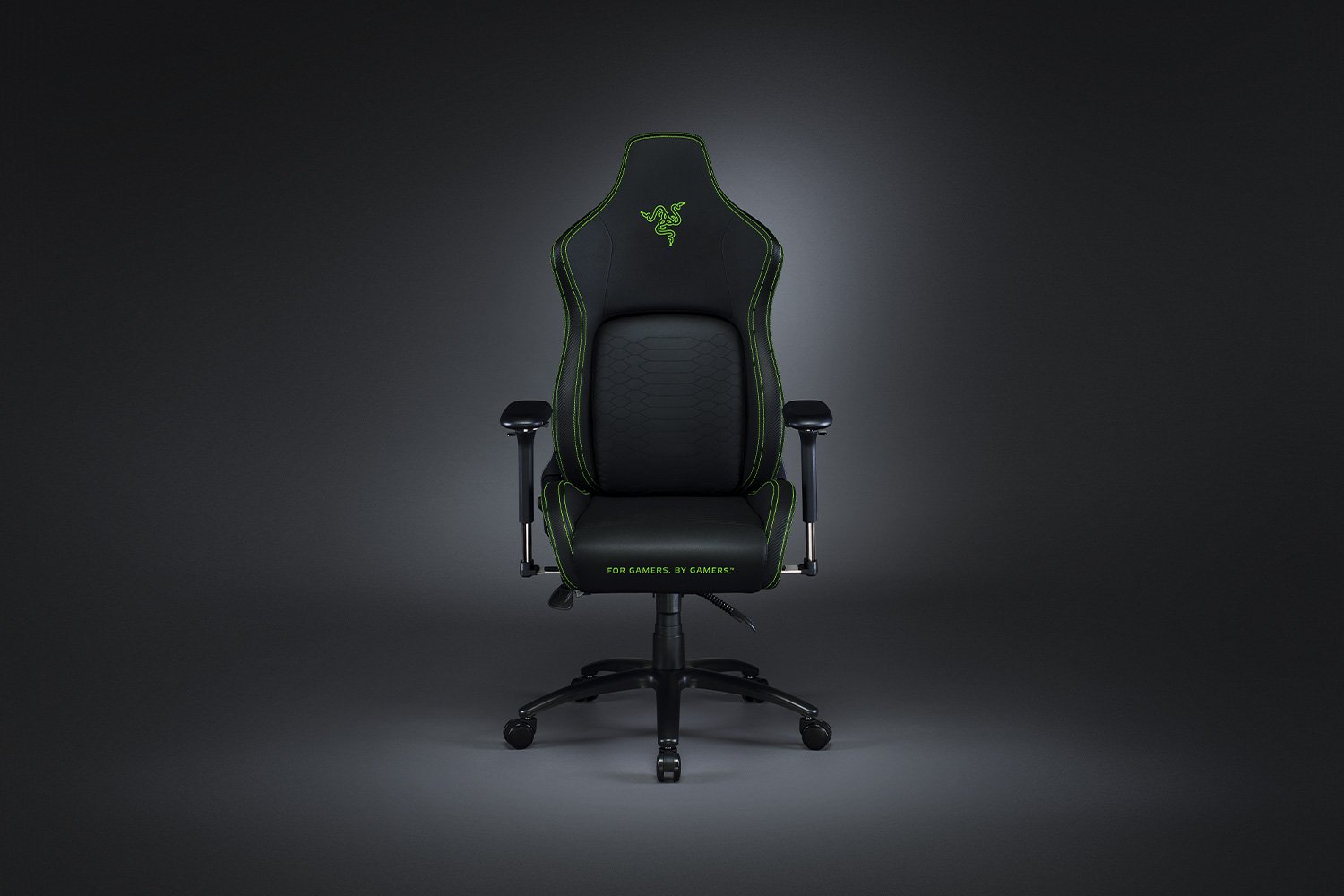 Matériels informatique siège Gamer RAZER ISKUR Noir Vert infinytech Réunion 02