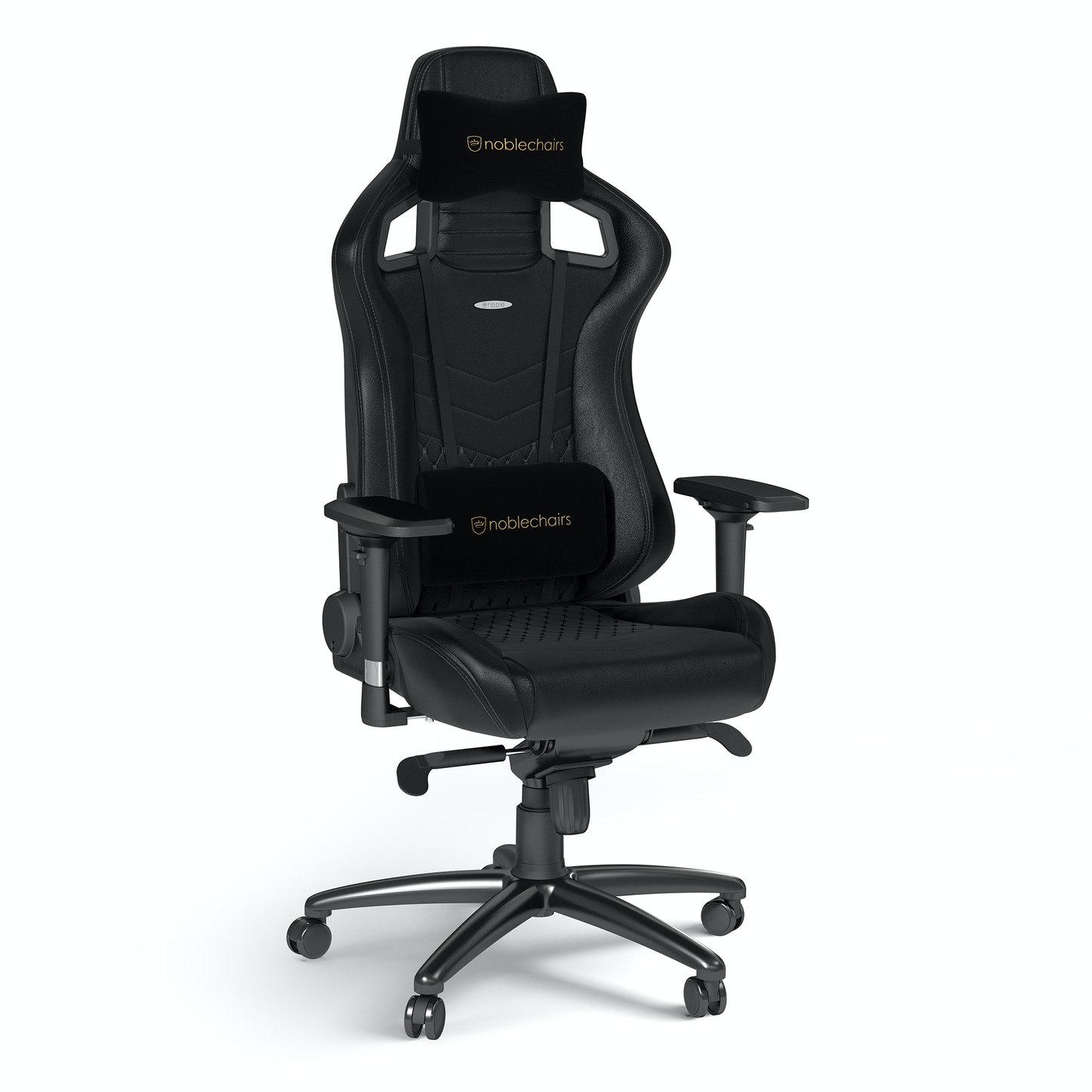 Matériels informatique siège Gamer NOBLECHAIRS EPIC Cuir Noir infinytech Réunion 05