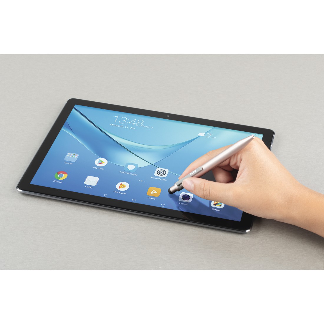 Accessoires informatique stylep 2 en 1 Mini HAMA pour tablettes et smartphones Or Rose infinytech Réunion 02