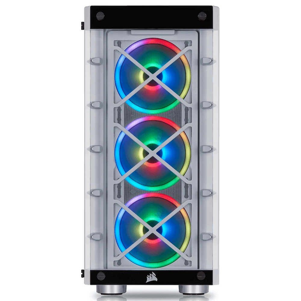 Matériels informatique boitier CORSAIR iCUE 465X RGB Blanc infinytech Réunion 02