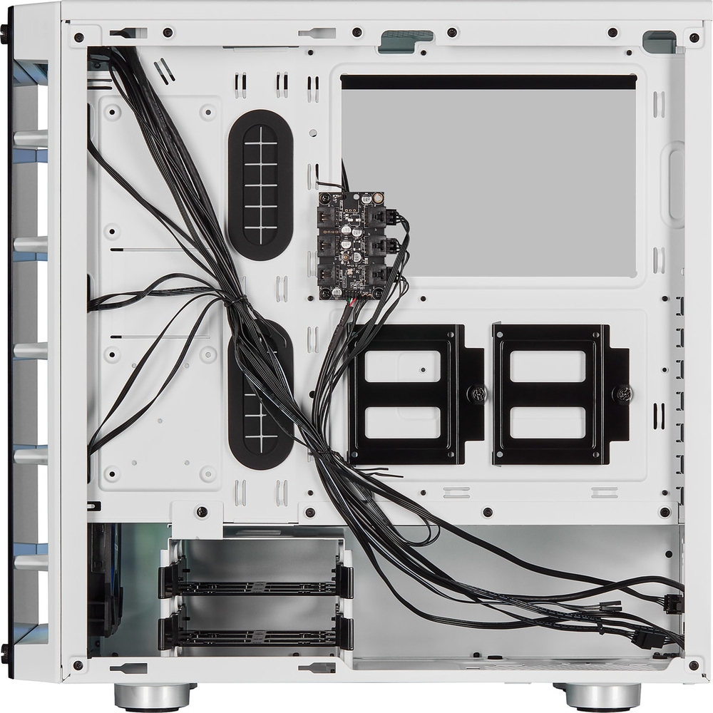 Matériels informatique boitier CORSAIR iCUE 465X RGB Blanc infinytech Réunion 04