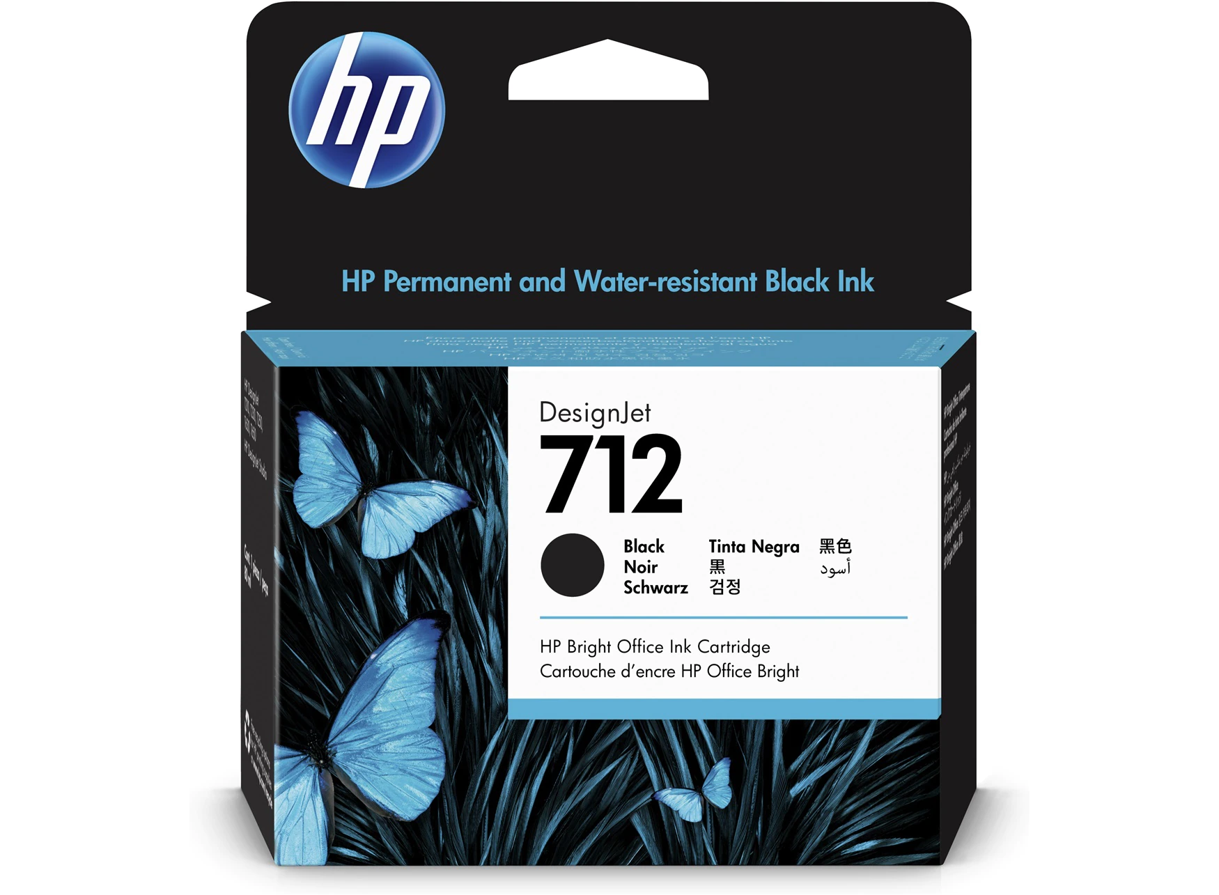 Consommables informatique cartouche dencre HP 712 Noire 3ED71A infinytech Réunion 01