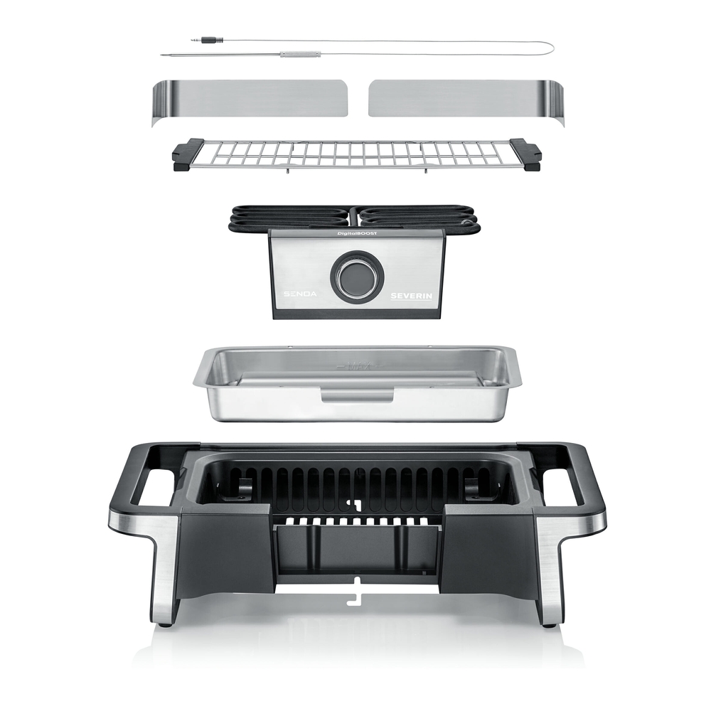 Petit électroménager barbecue SEVERIN PG 8114 SENOA DigitalBOOST infinytech Réunion 04