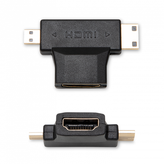 Adaptateur RADIOLA HDMI Femelle vers Mini et Micro HDMI Mâle -  infinytech-reunion