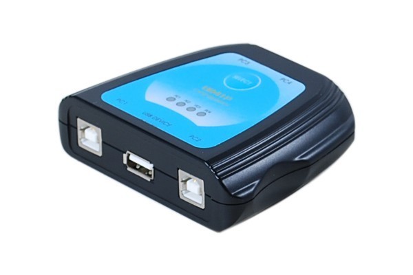 Matériels informatique switch USB 2.0 pour 1 Imprimante et 4 Ordinateurs Pc ou Mac infinytech Réunion 01