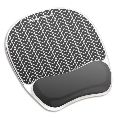 Matériels informatique tapis de souris repose poignet Gel FELLOWES 9653401 Chevrons infinytech Réunion 01