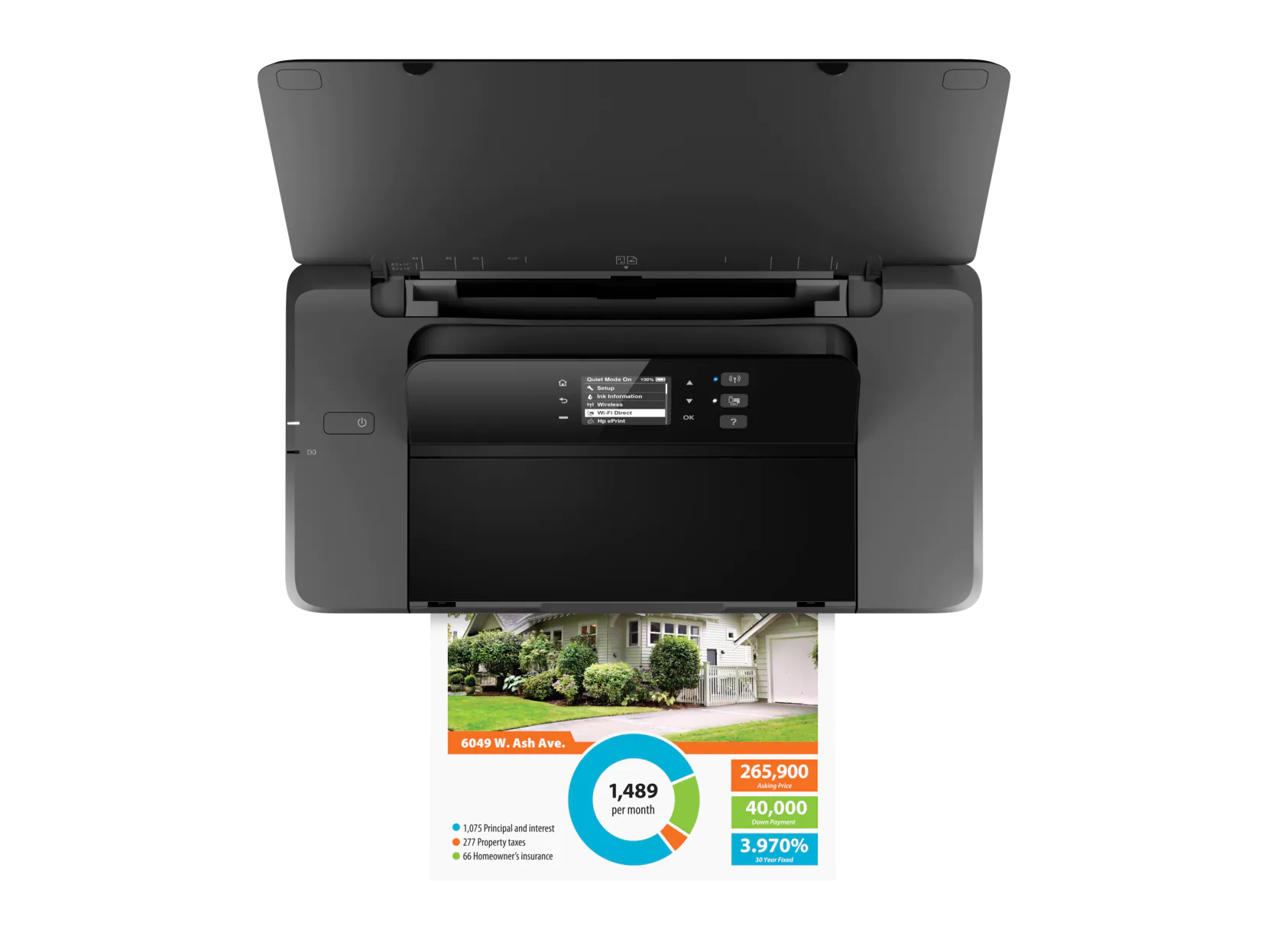 Matériels informatique imprimante portable HP OfficeJet 202 N4K99C infinytech Réunion 04