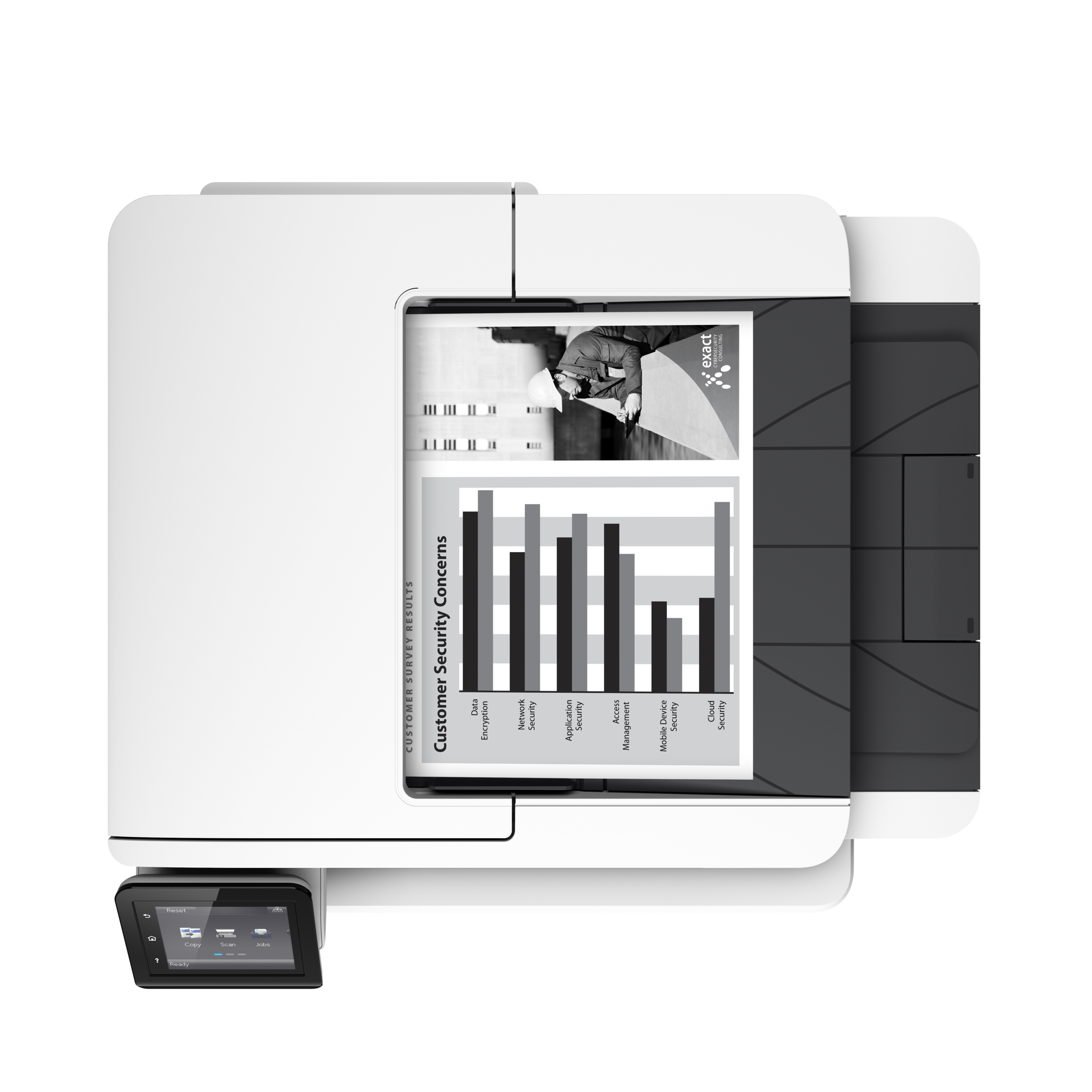 Matériels informatique imprimante laser mono multifonction HP LaserJet Pro MFP M426fdn infinytech Réunion 3