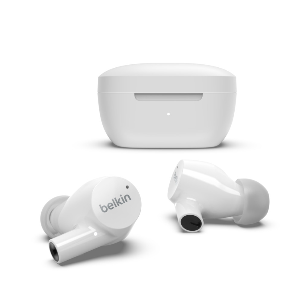 Matériels audio écouteurs sans fil BELKIN SounfForm Rise BNAUC004BTWH Blanc infinytech Réunion 04