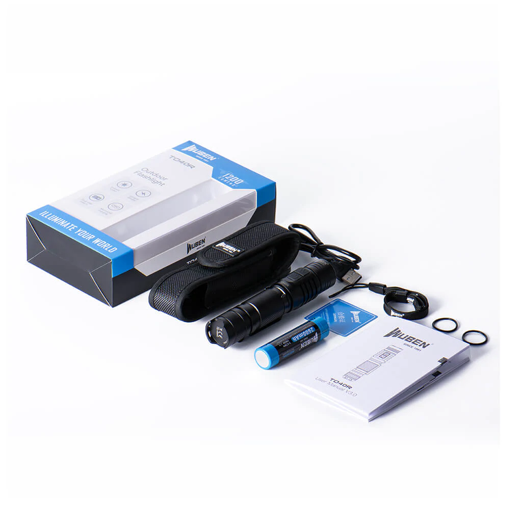 Accessoires lampe torche WUBEN TO40R 1200 Lumens infinytech Réunion 09