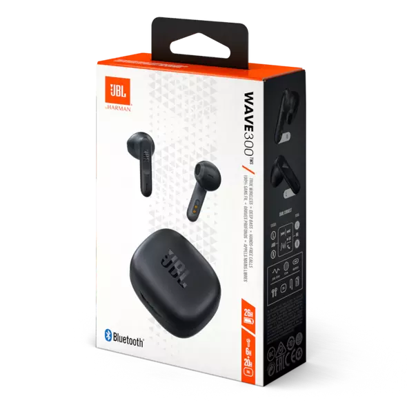 Matériels audio kit piéton JBL Wave 300TWS Noir infinytech Réunion 05