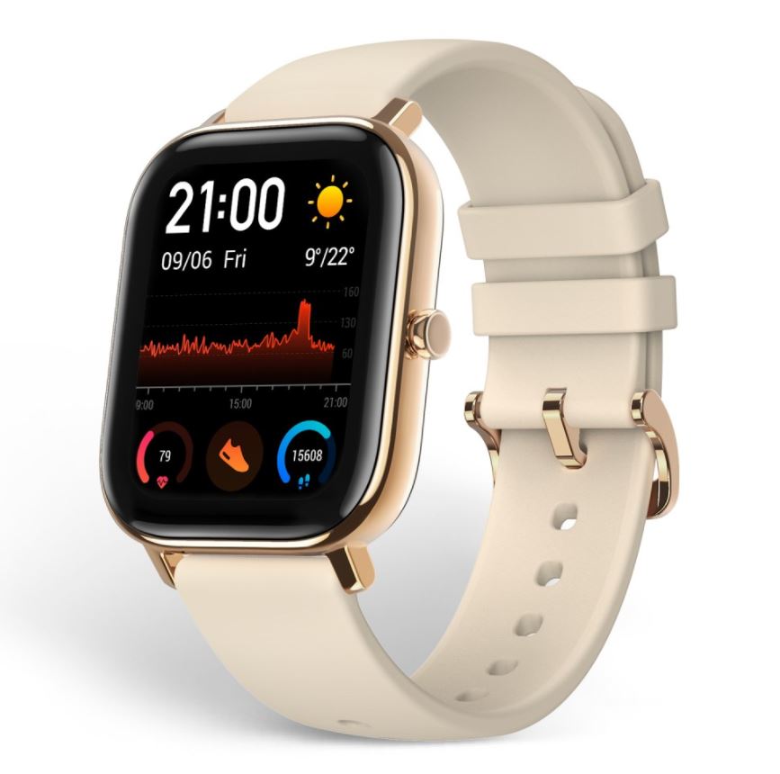 Objets connectés montre connectée AMAZFIT GTS 2 Gold infinytech Réunion 02