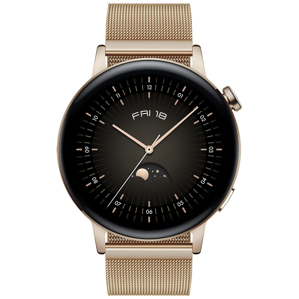 Objets connectés montre connectée HUAWEI Watch GT3 Gold 42mm infinytech Réunion 02