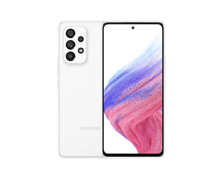 Téléphonie mobile smartphone SAMSUNG Galaxy A53 A536E 6Go 128Go Blanc infinytech Réunion 01