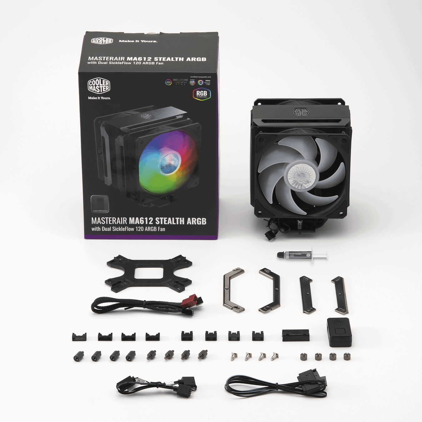 Matériels informatique ventirad COOLER MASTER MA612 STEALTH ARGB infinytech Réunion 03