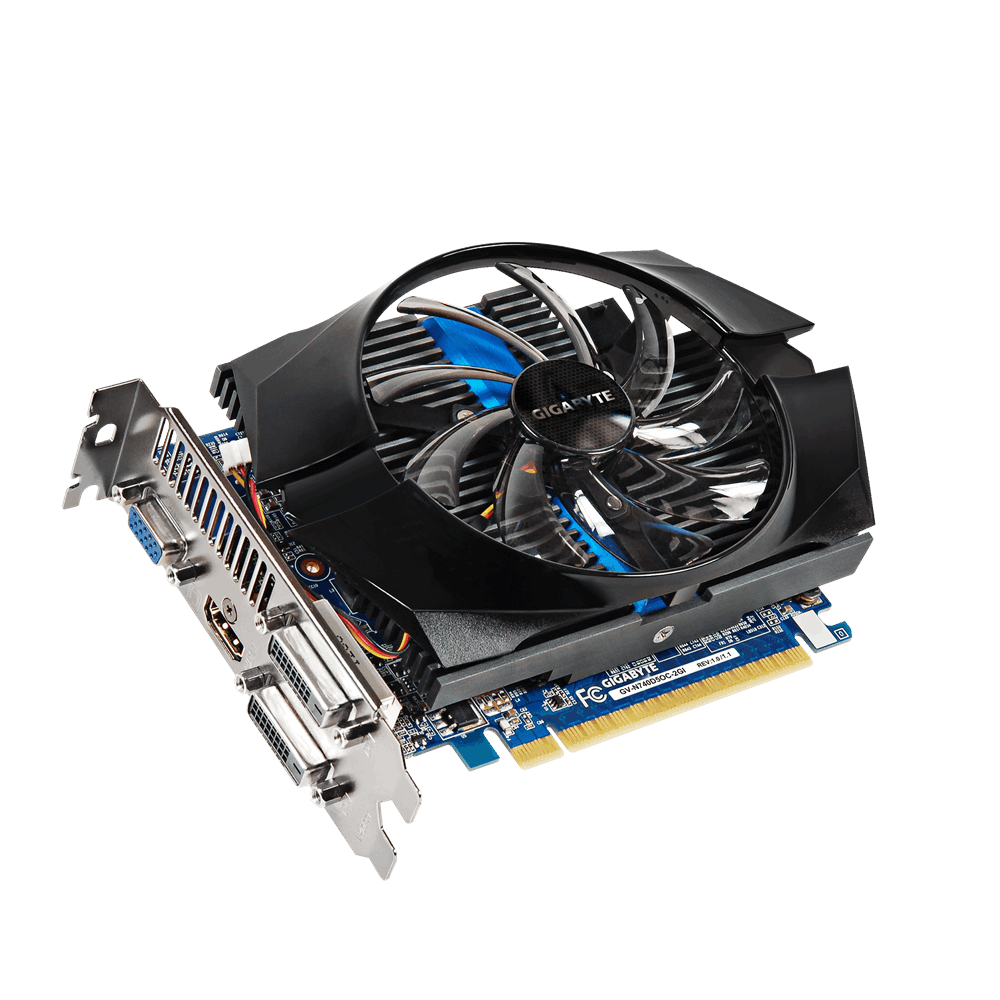 Matériels informatique carte graphique GIGABYTE GeForce GT740 OC 2 Go DDR5 infinytech Réunion 2