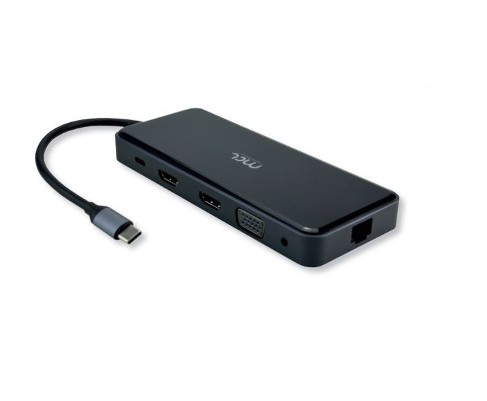 Matériels informatique station d'accueil 12 ports MCL USB3C557 HDMI VGA RJ45 infinytech Réunion 02