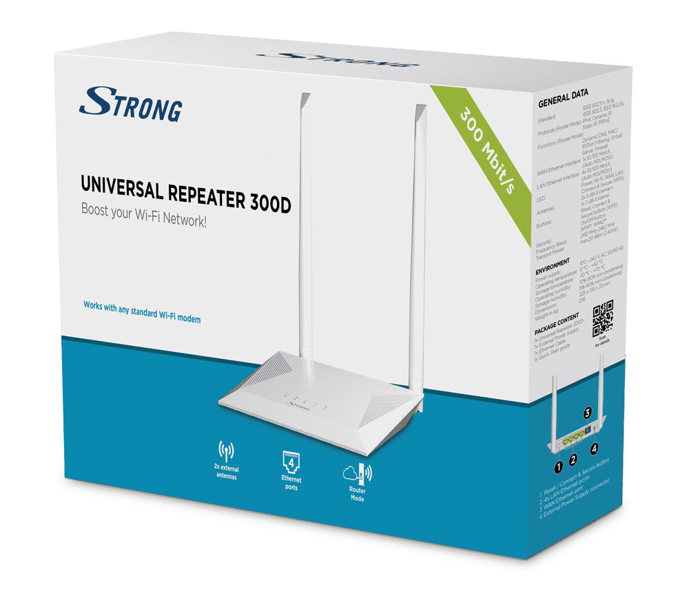 Matériels informatique répéteur STRONG 300D infinytech Réunion 04